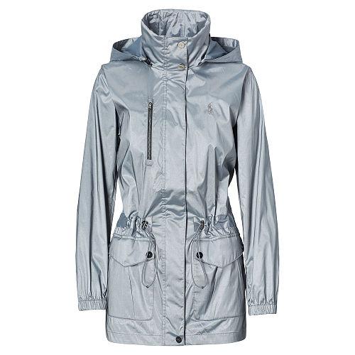 Ralph Lauren Golf Full-zip Hooded Jacket Mercury Silver