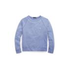 Ralph Lauren Cotton Spa Terry Sweatshirt City Blue