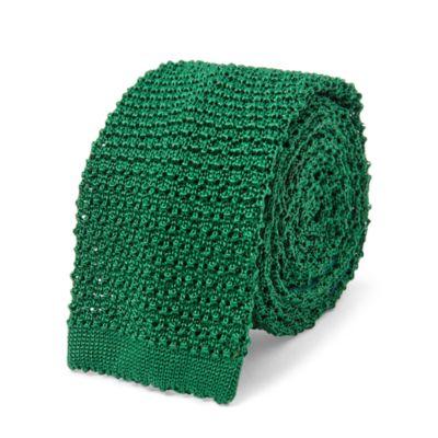 Ralph Lauren Knit Silk Tie Green