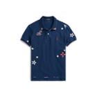 Ralph Lauren Classic Fit Beaded Polo Shirt Dark Indigo