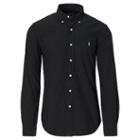 Polo Ralph Lauren Slim Garment-dyed Cotton Shirt Black