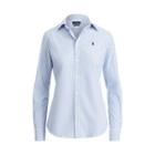 Ralph Lauren Stretch Slim Striped Shirt 556a Spring Blue/white