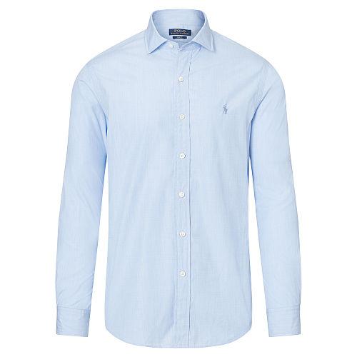Polo Ralph Lauren Slim-fit Cotton Poplin Shirt Blue