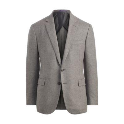 Ralph Lauren Nigel Wool Twill Sport Coat Light Grey And Grey