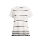 Ralph Lauren Pom-pom-trim Patterned Shirt Soft White