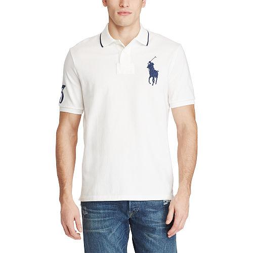 Polo Ralph Lauren Slim-fit Big Pony Polo Shirt White