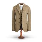 Ralph Lauren Donegal Tweed Suit Jacket Cream Green Multi