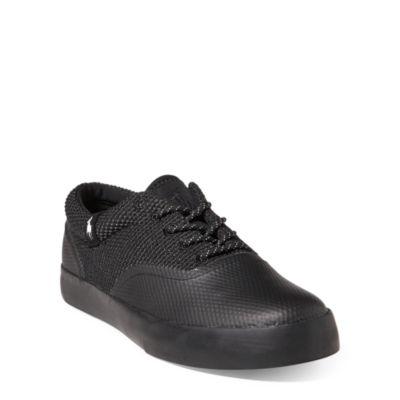 Ralph Lauren Vernon Mesh Low-top Sneaker Black