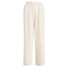 Ralph Lauren Duval Linen Straight-leg Pant Lacquered Cream