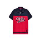 Ralph Lauren Classic Fit Mesh Polo Shirt Ralph Red Multi 3xl Tall