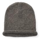 Polo Ralph Lauren Knit Cashmere Rolled-brim Cap Antique Heather