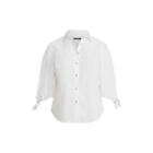 Ralph Lauren Cotton Tie-sleeve Shirt White