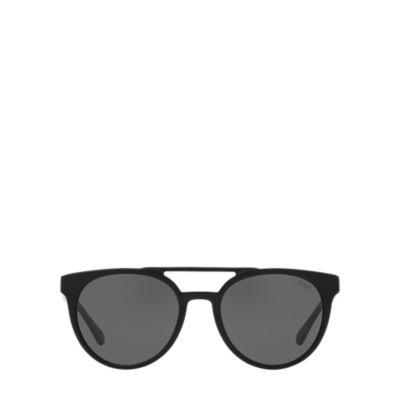 Ralph Lauren Keyhole-bridge Sunglasses Vintage Black