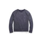 Ralph Lauren Cotton Spa Terry Sweatshirt Aviator Navy