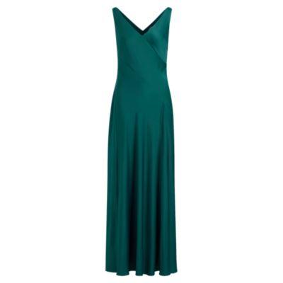 Ralph Lauren Jersey Sleeveless Gown Lighthouse Navy