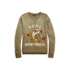 Ralph Lauren Embroidered Fleece Sweatshirt Green