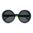 Ralph Lauren Round Sunglasses Black/green