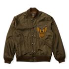 Ralph Lauren Rrl Cotton-blend Baseball Jacket Seneca Green