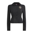 Ralph Lauren Cecillia Wool Gabardine Jacket Black