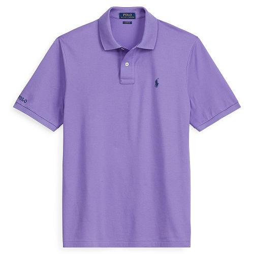 Polo Ralph Lauren Classic Fit Cotton Mesh Polo Charter Purple