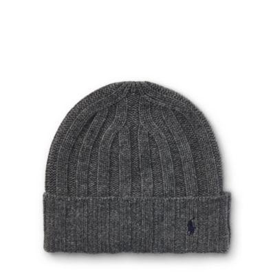 Ralph Lauren Wide-rib Cashmere-wool Cap Windsor Heather