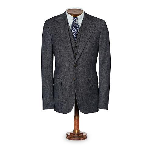Ralph Lauren Rrl Merino-blend Vest Navy White