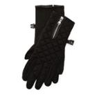 Ralph Lauren Lauren Diamond-quilted Tech Gloves Black/black