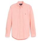Polo Ralph Lauren Slim-fit Stretch Oxford Shirt Orange/white
