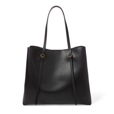 Ralph Lauren Leather Lennox Tote Black