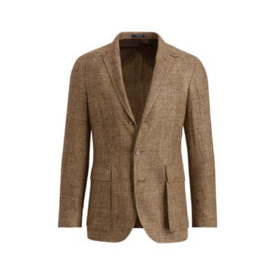 Ralph Lauren Morgan Twill Sport Coat Brown And Tan