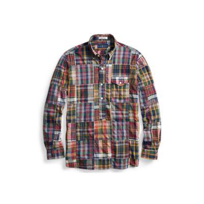 Ralph Lauren Classic Fit Madras Shirt Patchwork