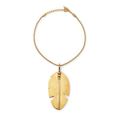 Ralph Lauren Gold-plated Feather Necklace Gold