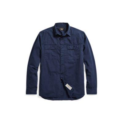 Ralph Lauren Cotton Twill Workshirt Navy