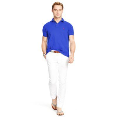 Ralph Lauren Custom Slim Fit Mesh Polo Bright Royal