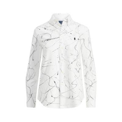 Ralph Lauren Relaxed Painted Oxford Shirt White