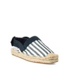Ralph Lauren Striped Canvas Espadrille Navy/white