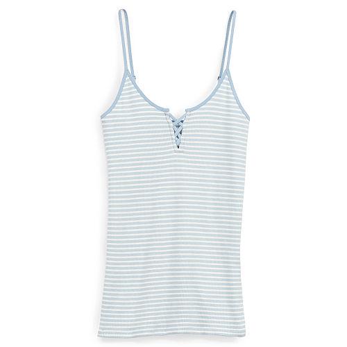 Ralph Lauren Denim & Supply Striped Lace-up Camisole Stripe
