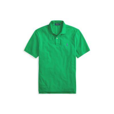 Ralph Lauren Custom Slim Fit Mesh Polo Stem/sp18