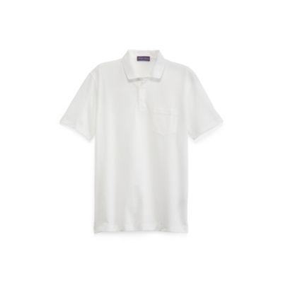Ralph Lauren Oxford Piqu Pocket Polo Classic White