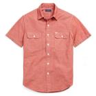 Polo Ralph Lauren Standard Fit Cotton Workshirt Red/natural