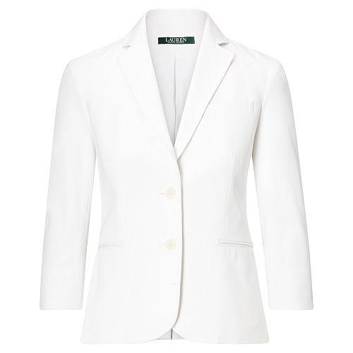 Ralph Lauren Lauren Twill 2-button Jacket White