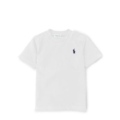 Ralph Lauren Cotton Jersey Crewneck T-shirt White 3m