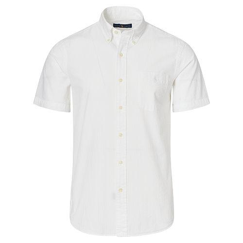 Polo Ralph Lauren Cotton Seersucker Sport Shirt White