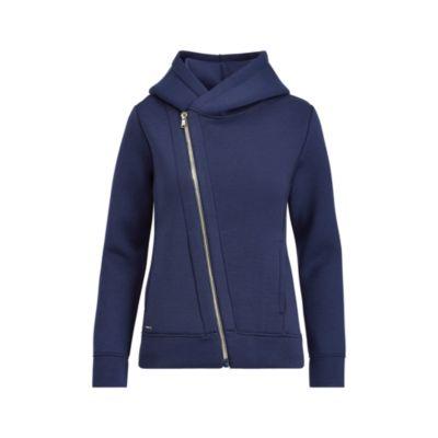 Ralph Lauren Asymmetrical Zip-up Hoodie French Navy