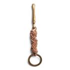 Ralph Lauren Leather Belt Hook Key Fob Brown