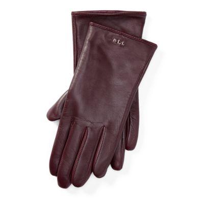 Ralph Lauren Leather Touch Screen Gloves Port