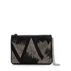 Ralph Lauren Beaded Leather-suede Pouch Black