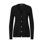 Ralph Lauren Cashmere V-neck Cardigan Polo Black