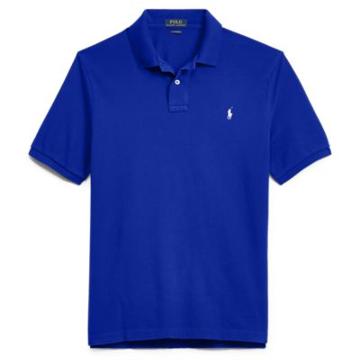 Ralph Lauren Cyo Custom-slim Polo Shirt Heritage Royal