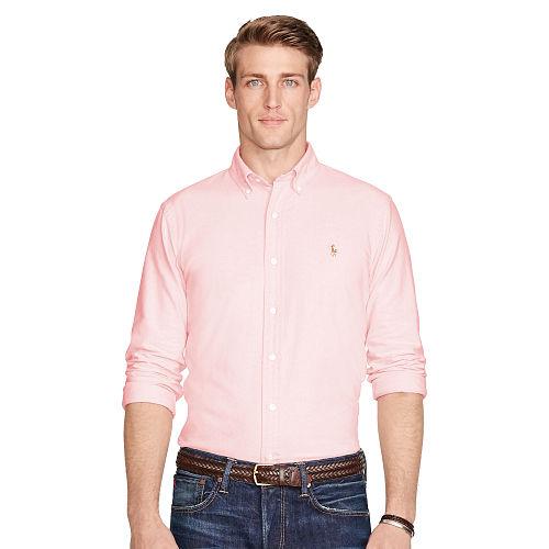 Polo Ralph Lauren Slim-fit Cotton Oxford Shirt Bsr Pink